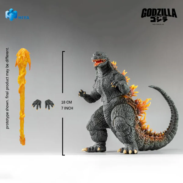 Exquisite Basic Series None Scale 7 Inch Godzilla 2000 Heat Ray Godzilla Action Figure - Image 3
