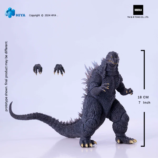 Exquisite Basic Series None Scale 7 Inch GODZILLA AGAINST MECHAGODZILLA 2002 Godzilla - Image 5
