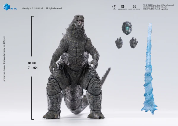 Exquisite Basic+ Series None Scale 7 Inch Heat Ray Godzilla Light Ver.