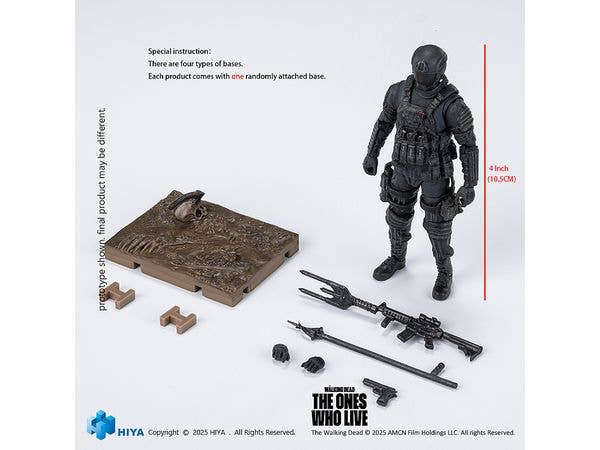Exquisite Mini Series 1/18 Scale 4 Inch The Walking Dead The Ones Who Lived CRM Soldier Action Figure - Image 10