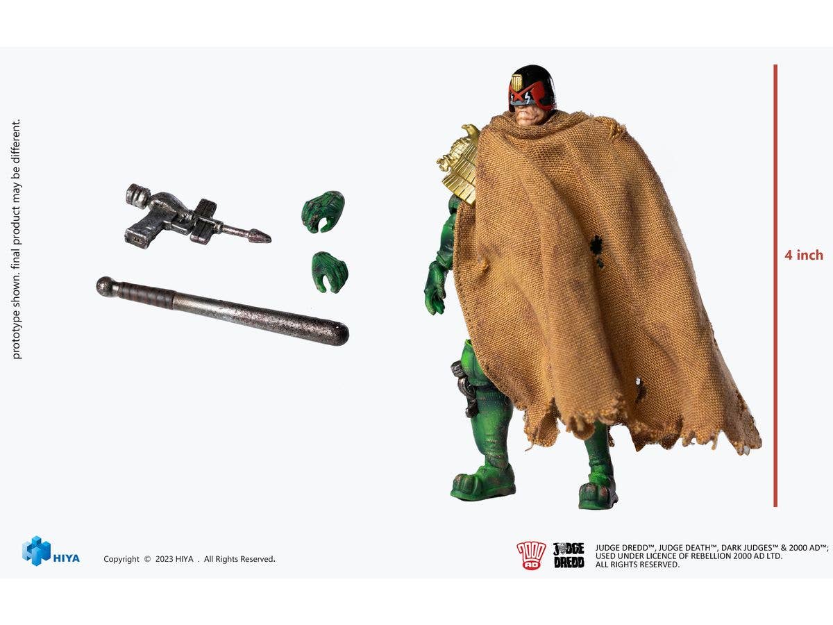Exquisite Mini Series 1/18 Scale JUDGE DREDD Cursed Earth Judge Dredd - Image 2