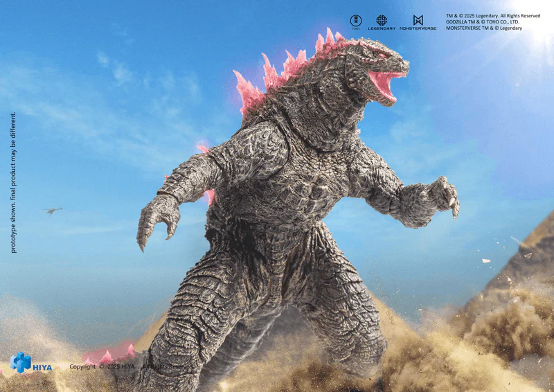 HIYA Exquisite Basic Series None Scale 6 Inch Godzilla x Kong The New Empire Godzilla Heat Ray Godzilla Evolved Ver. Action Figure - Image 2