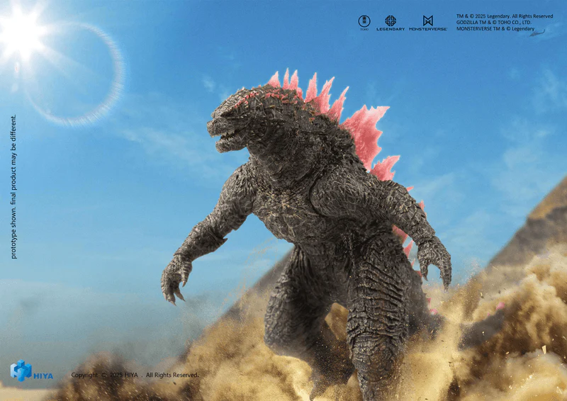 HIYA Exquisite Basic Series None Scale 6 Inch Godzilla x Kong The New Empire Godzilla Heat Ray Godzilla Evolved Ver. Action Figure - Image 4