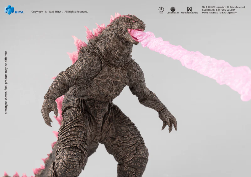 HIYA Exquisite Basic Series None Scale 6 Inch Godzilla x Kong The New Empire Godzilla Heat Ray Godzilla Evolved Ver. Action Figure - Image 7