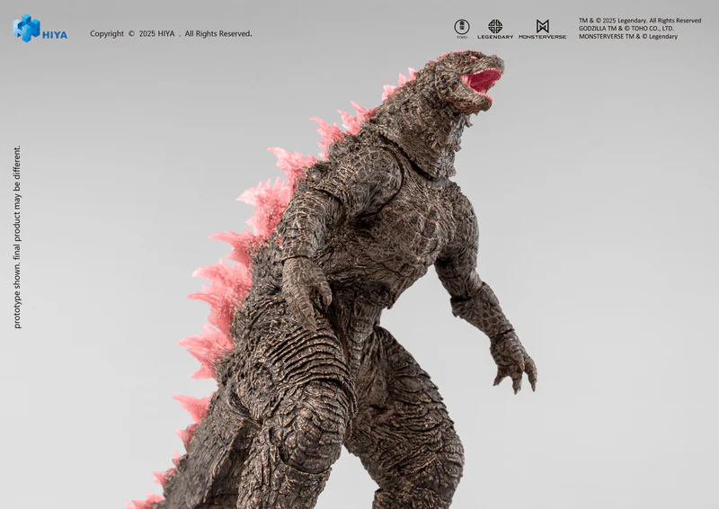 HIYA Exquisite Basic Series None Scale 6 Inch Godzilla x Kong The New Empire Godzilla Heat Ray Godzilla Evolved Ver. Action Figure - Image 8