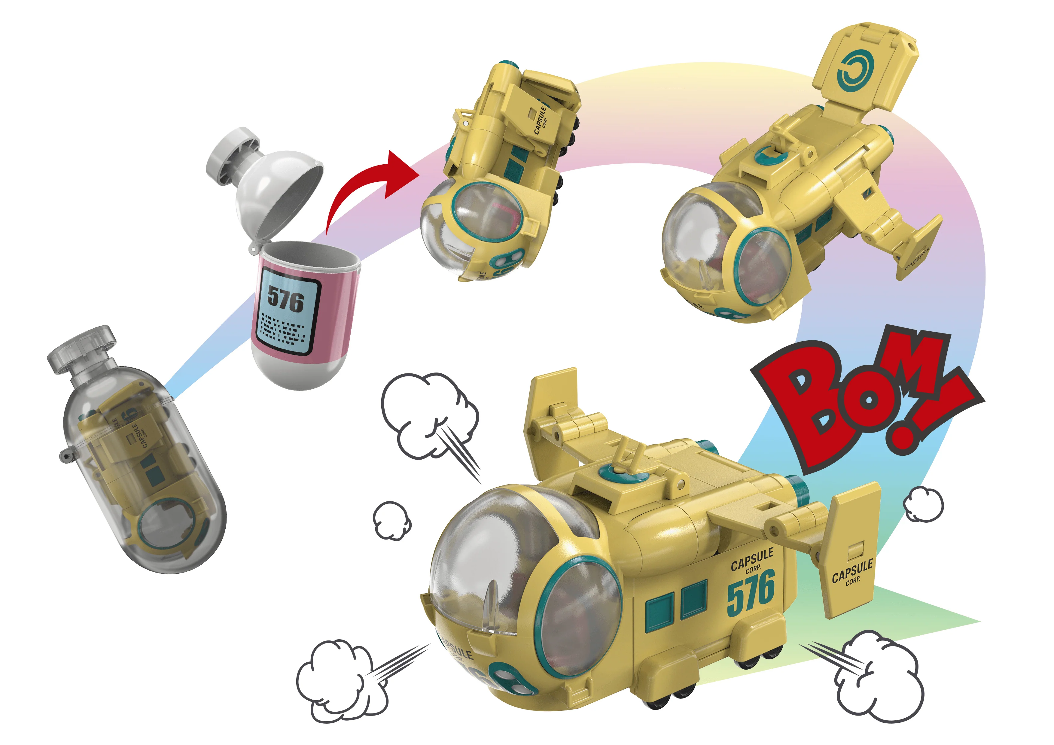 HOIPOI CAPSULE No.576 BULMA’S AIRPLANE "DRAGON BALL Z" - Image 3