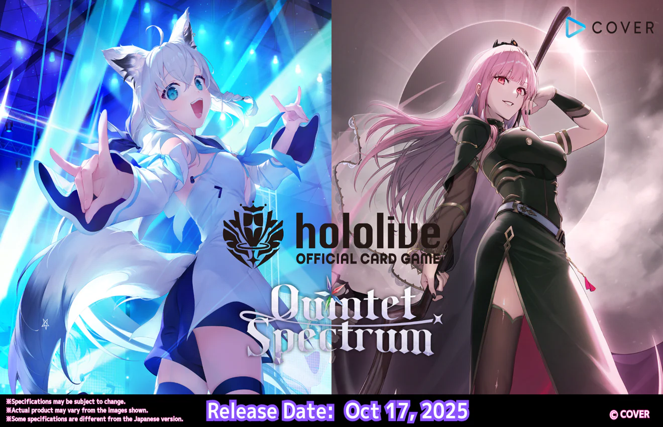HOLOLIVE CG QUINTET SPECTRUM BOOSTER PACK DISPLAY