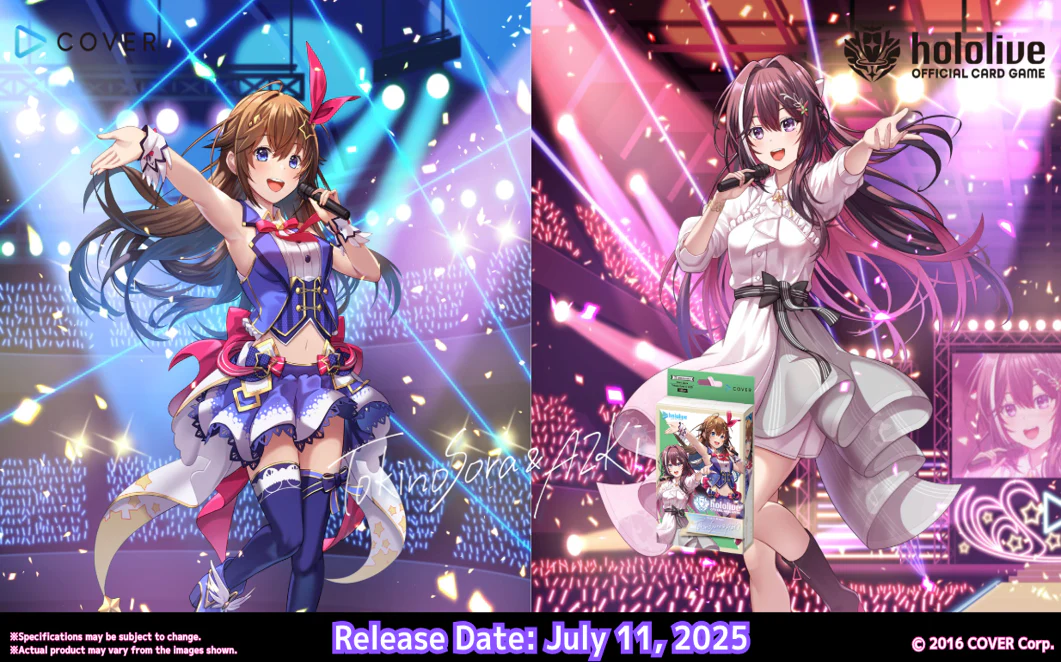 HOLOLIVE CG TOKINO SORA & AZKI STARTER DECK DISPLAY