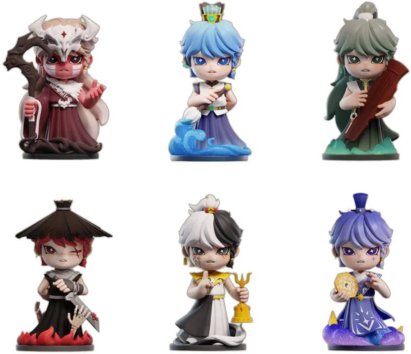 Huozai Wusheng Group Portrait Series Figurines (Set of 6 figures)