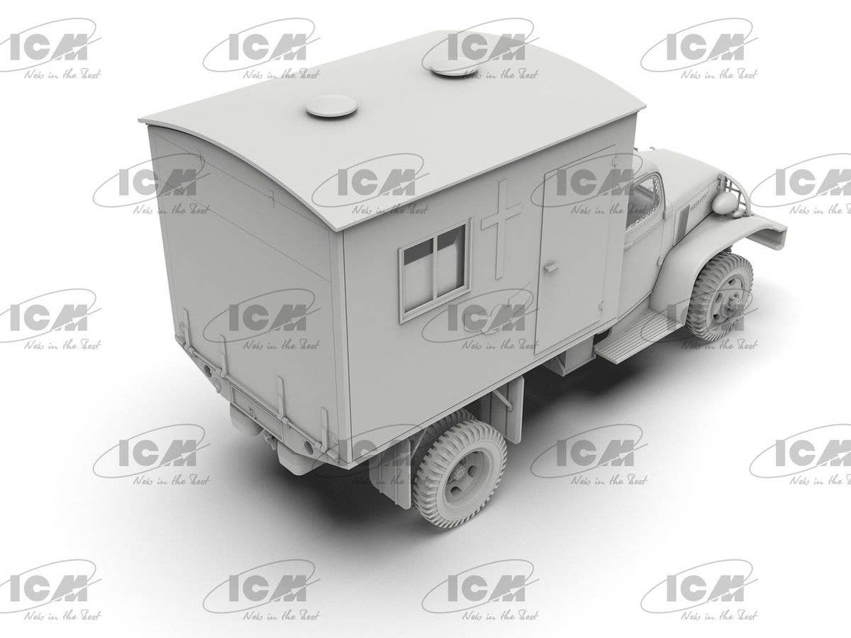 ICM 1/35 WWII British Army Mobile Chapel - Image 3