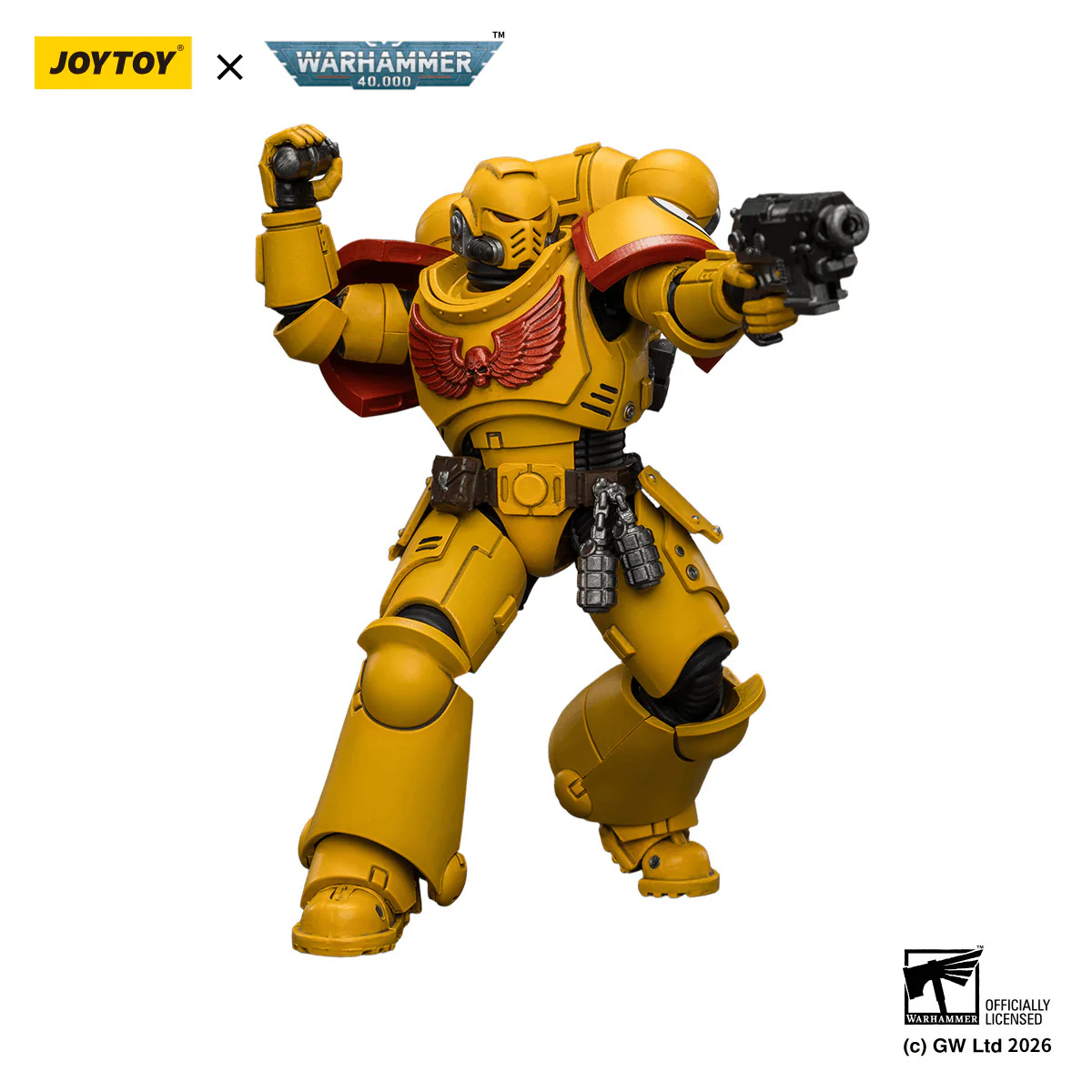 Imperial Fists Intercessor with Bolt Rifle, Bolt Pistol and Chainsword - Image 11
