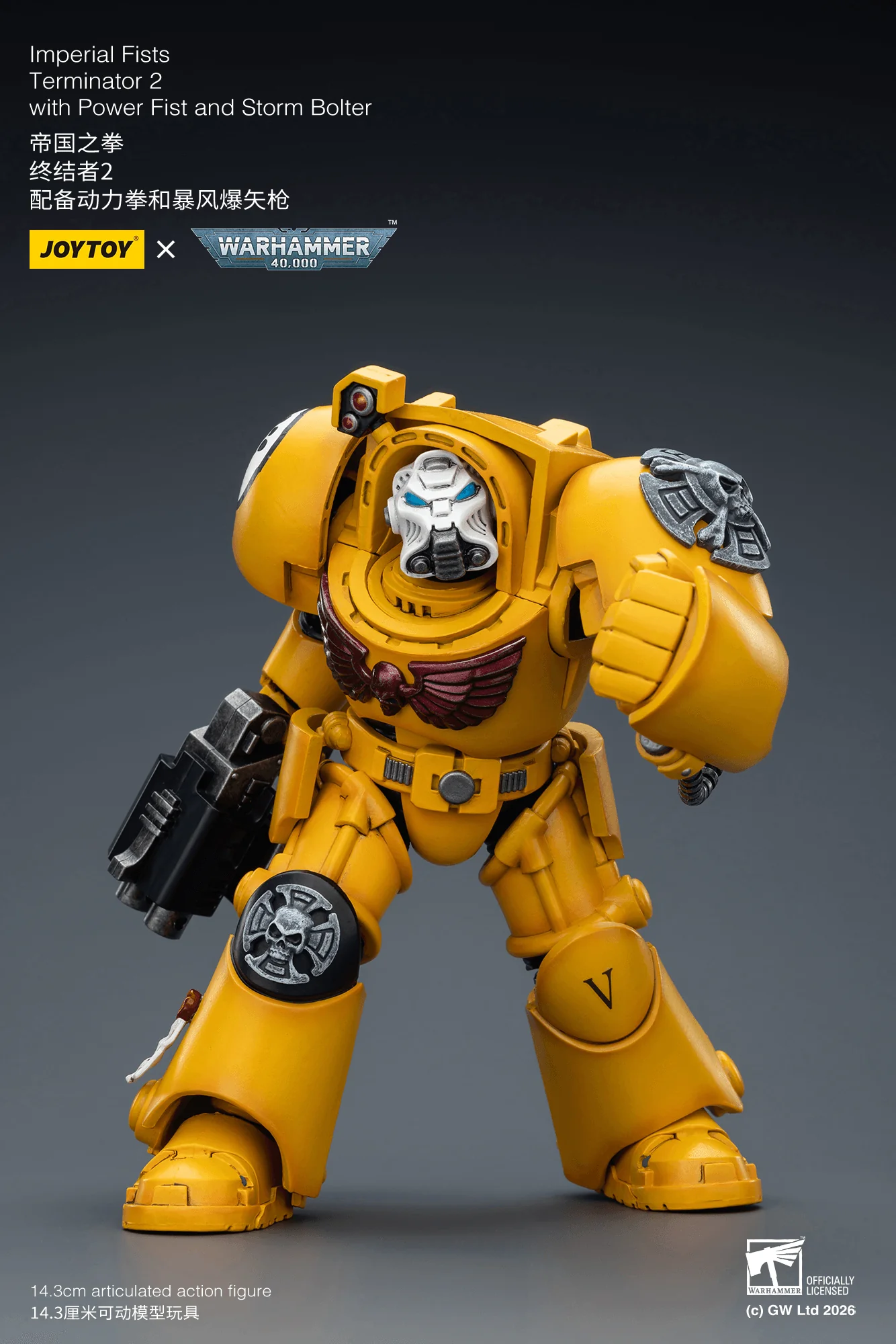 Imperial Fists Terminator 2 with Power Fist and Storm Bolter - Image 3