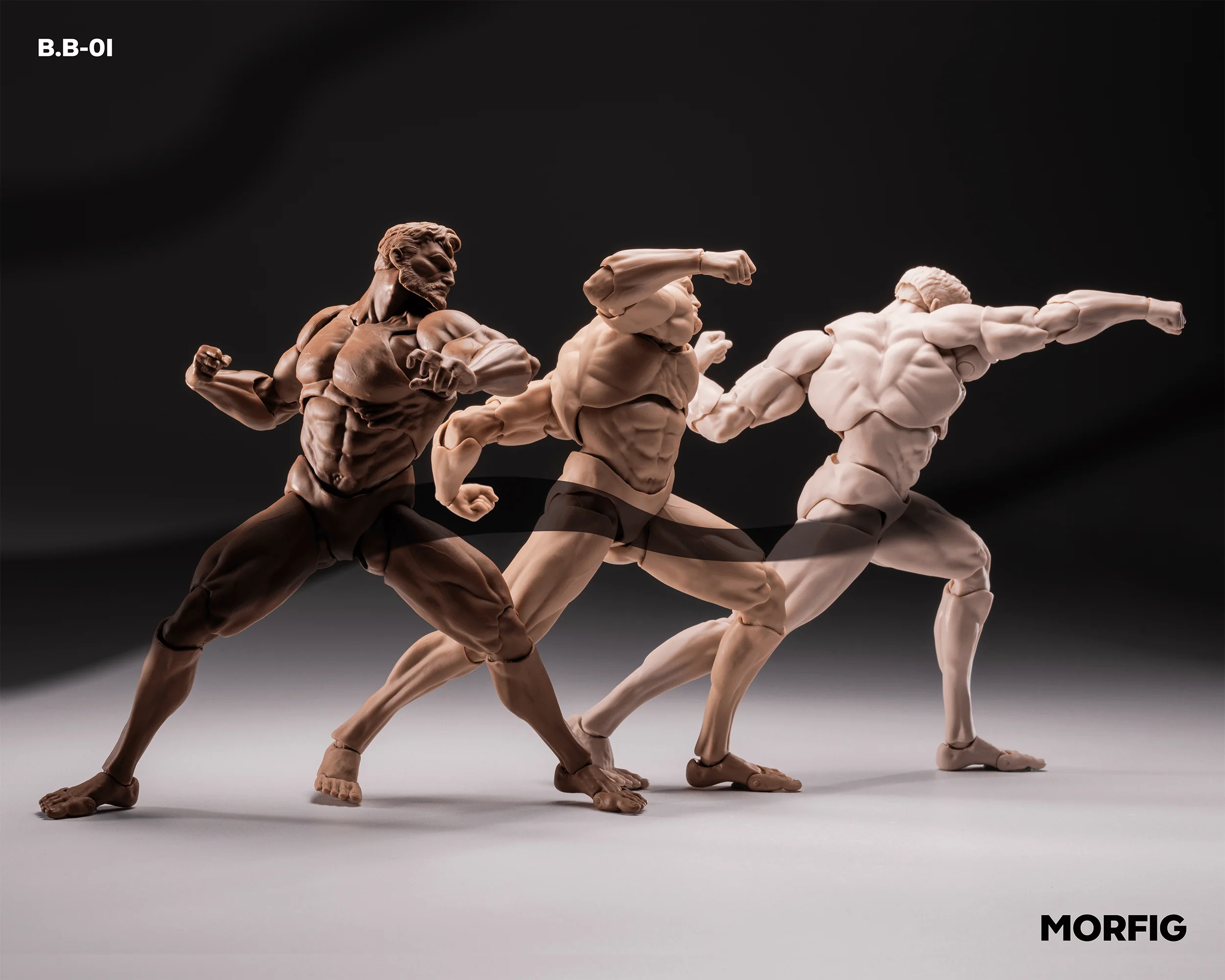 INART- Blank Male Body 1/12 Action Figure (White) - Image 5