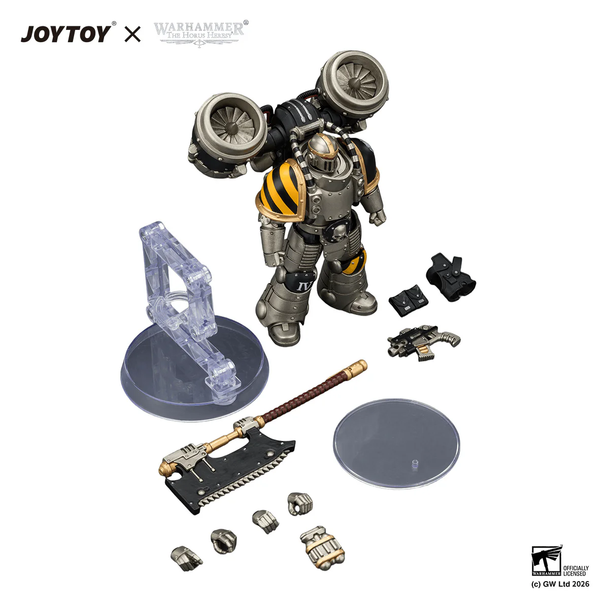 Iron Warriors MkII Assault Legionary2 with Bolt pistol & Heavy chain axe - Image 11