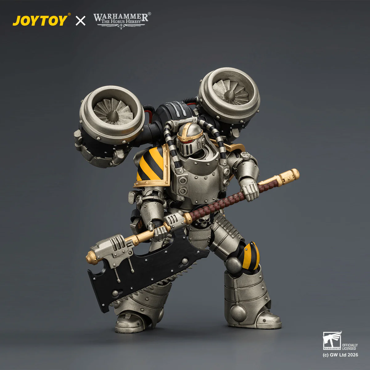 Iron Warriors MkII Assault Legionary2 with Bolt pistol & Heavy chain axe - Image 4