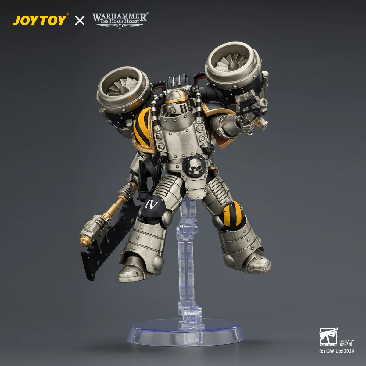 Iron Warriors MkII Assault Legionary2 with Bolt pistol & Heavy chain axe - Image 5