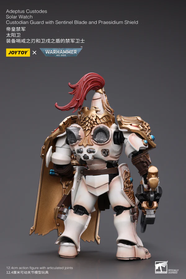 Adeptus Custodes Solar Watch Custodian Guard with Sentinel Blade and Praesidium Shield - Image 7