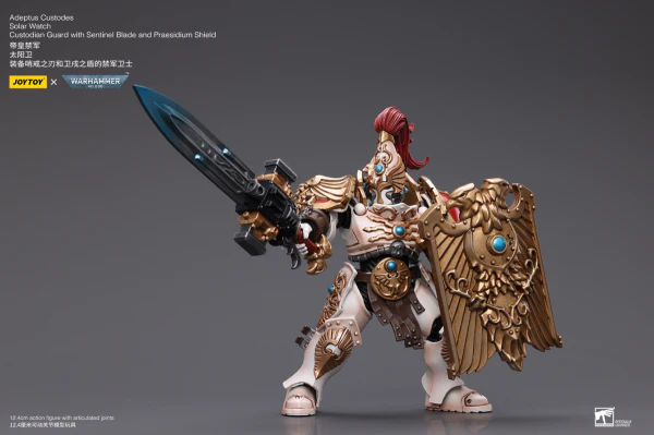 Adeptus Custodes Solar Watch Custodian Guard with Sentinel Blade and Praesidium Shield - Image 8