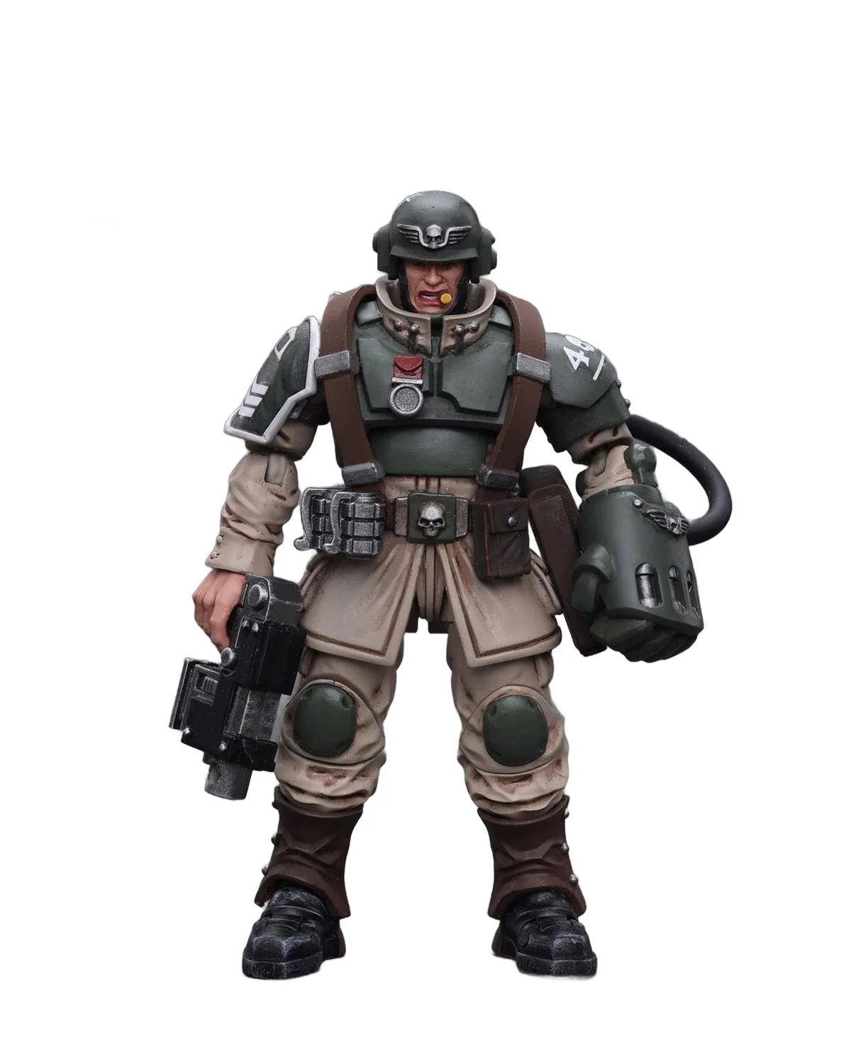 Astra Militarum Cadian Command Squad Veteran Sergeant with Power Fist