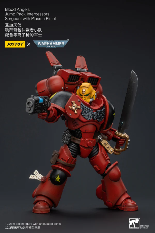 Blood Angels Jump Pack Intercessors Sergeant With Plasma Pistol - Image 11
