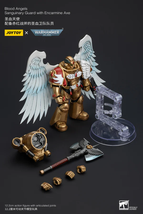 Blood Angels Sanguinary Guard with Encarmine Axe - Image 11