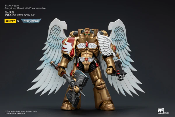 Blood Angels Sanguinary Guard with Encarmine Axe - Image 2