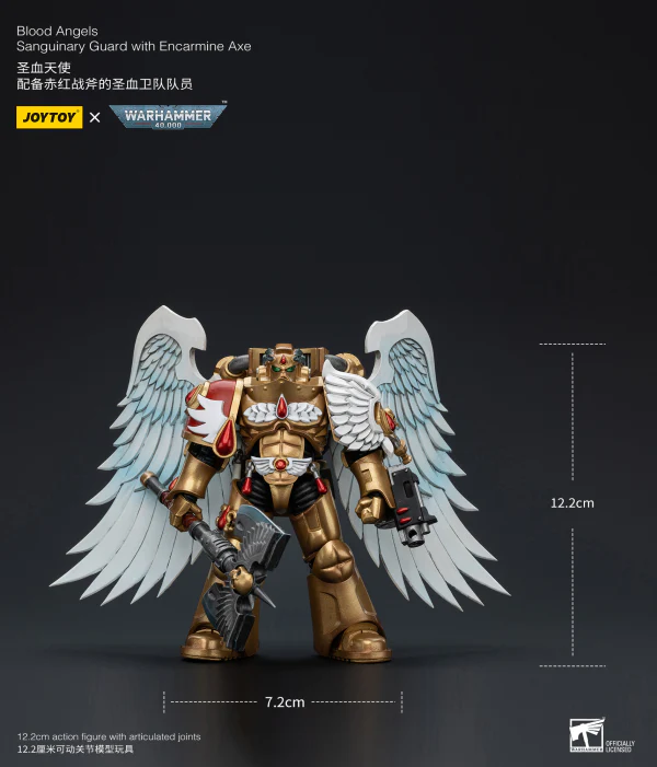 Blood Angels Sanguinary Guard with Encarmine Axe - Image 3
