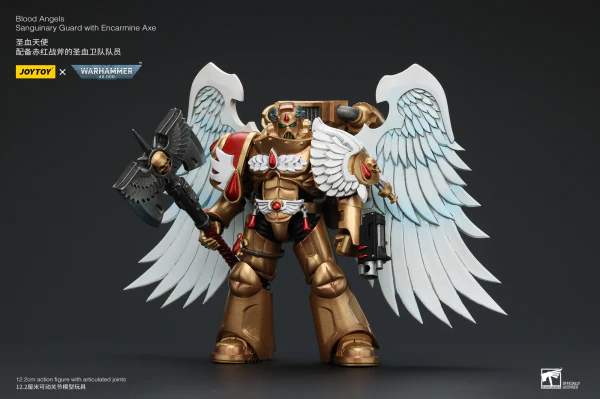 Blood Angels Sanguinary Guard with Encarmine Axe - Image 4
