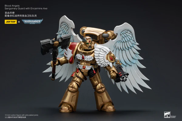 Blood Angels Sanguinary Guard with Encarmine Axe - Image 6