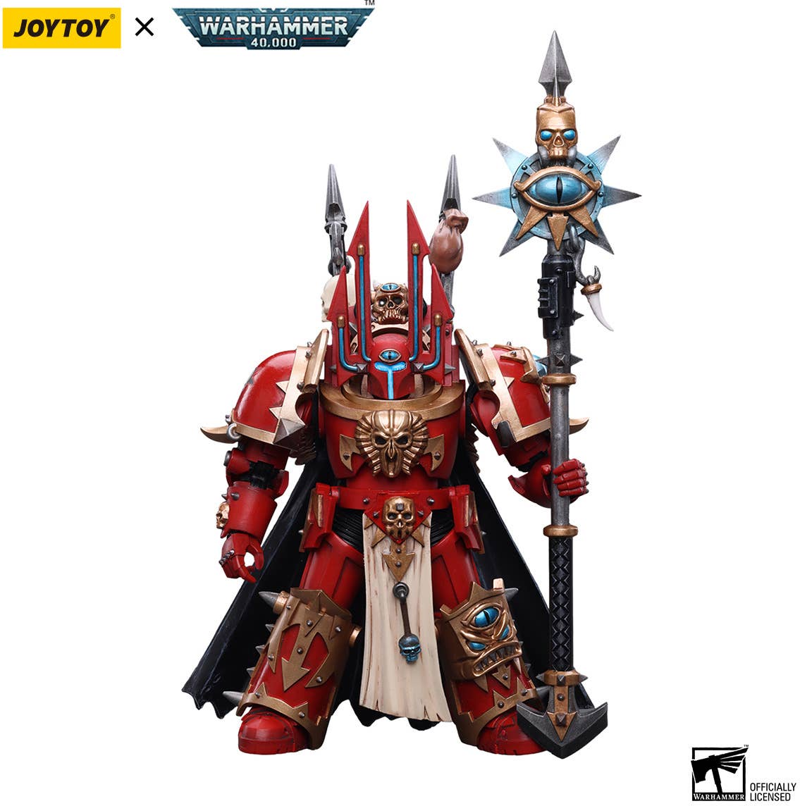 Chaos Space Marines Crimson Slaughter Sorcerer Lord in Terminator Armour - Image 2