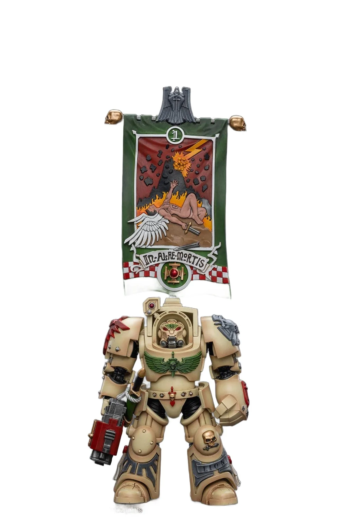 Dark Angels Deathwing Ancient with Company Banner