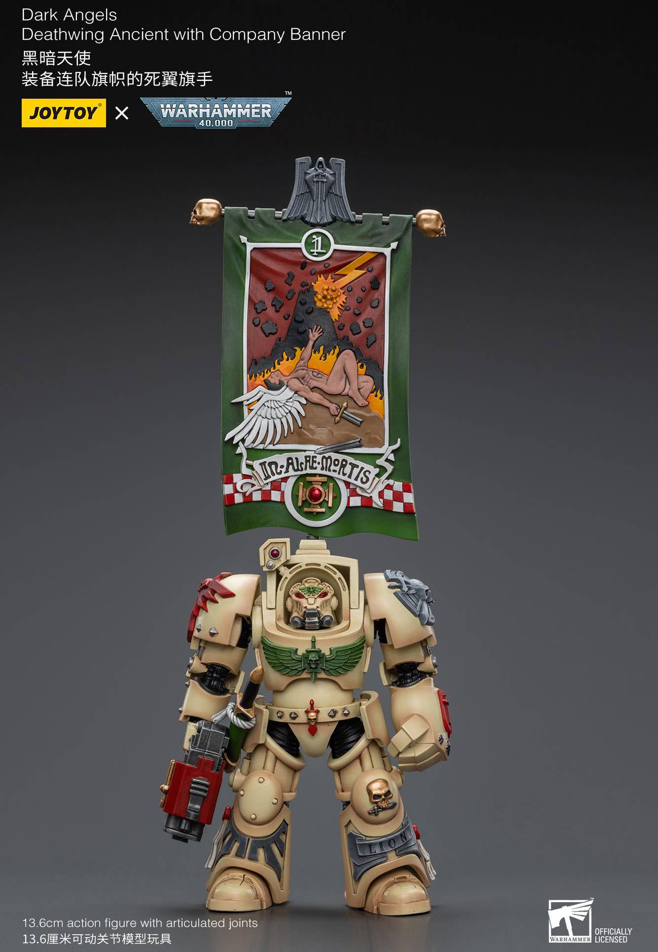 Dark Angels Deathwing Ancient with Company Banner - Image 2