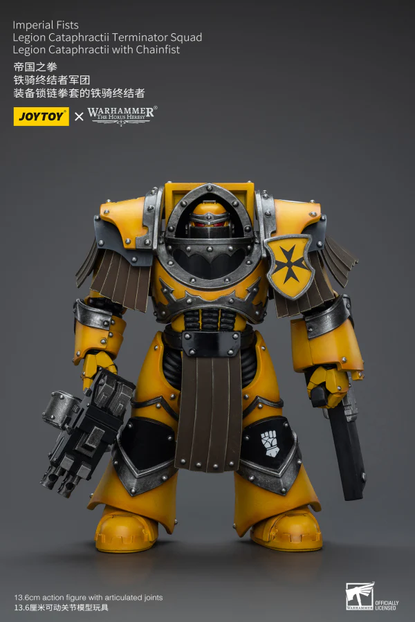 Imperial Fists Legion Cataphractii Terminator Squad Legion Cataphractii with Chainfist - Image 5