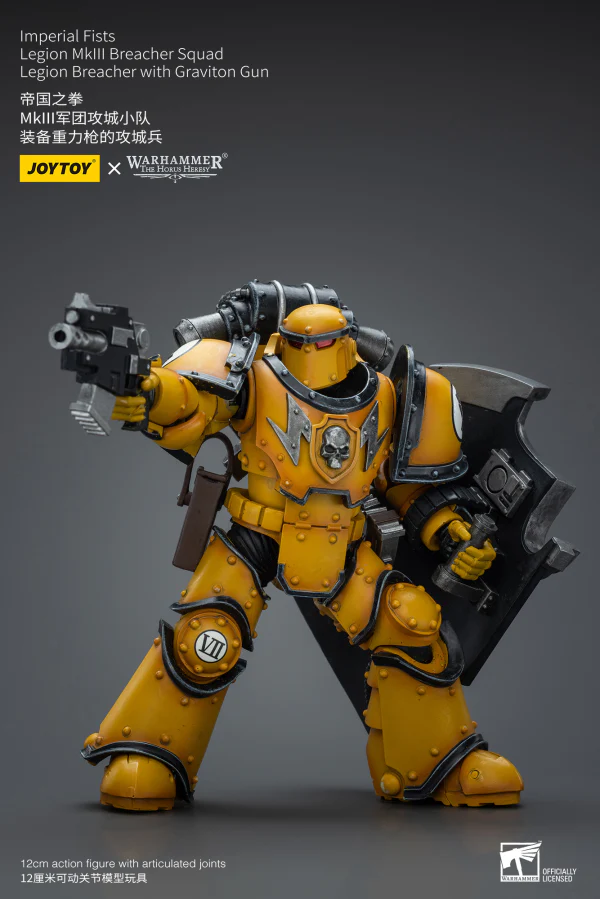 Imperial Fists Legion MkIII Breacher Squad Legion Breacher with Graviton Gun - Image 3