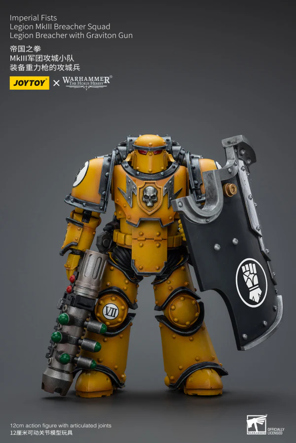 Imperial Fists Legion MkIII Breacher Squad Legion Breacher with Graviton Gun - Image 5
