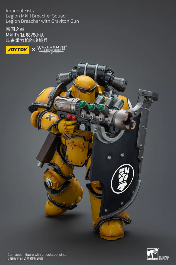 Imperial Fists Legion MkIII Breacher Squad Legion Breacher with Graviton Gun - Image 8