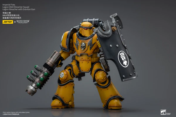 Imperial Fists Legion MkIII Breacher Squad Legion Breacher with Graviton Gun - Image 9
