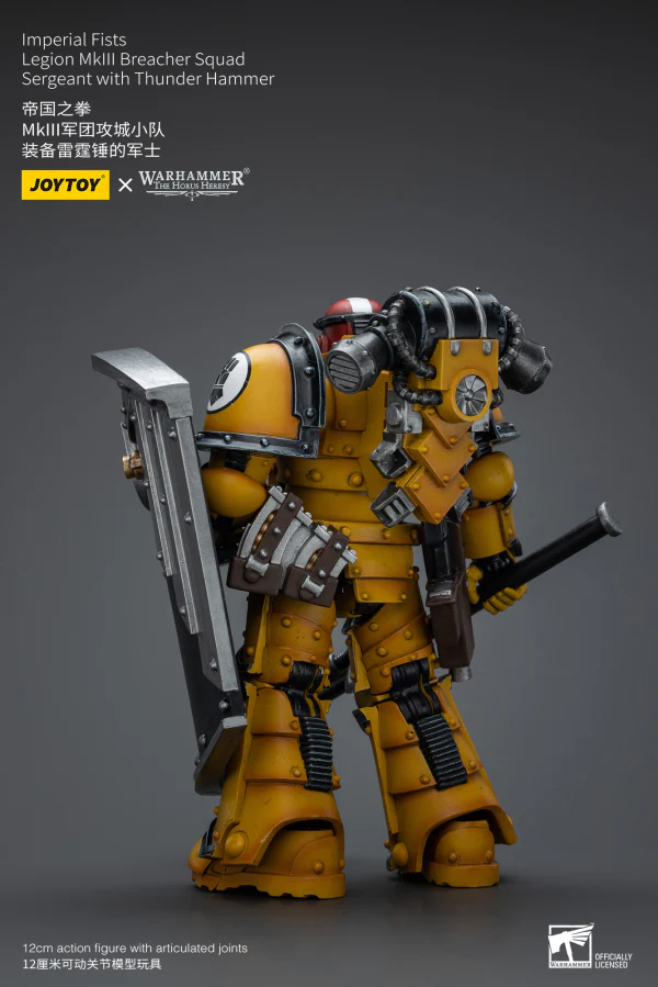 Imperial Fists Legion MkIII Breacher Squad Sergeant with Thunder Hammer - Image 7