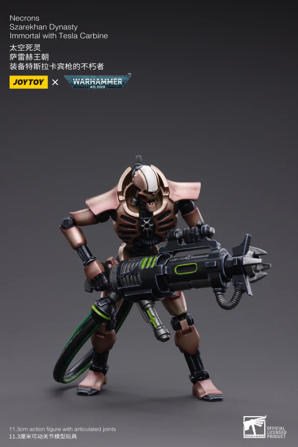 Necrons Szarekhan Dynasty lmmortal with Tesla Carbine [2PCS] - Image 7