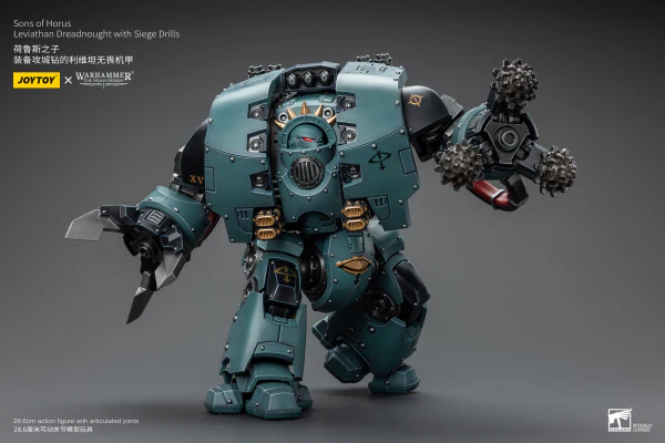 Sons of Horus Leviathan Dreadnought with Siege Drills - Image 4