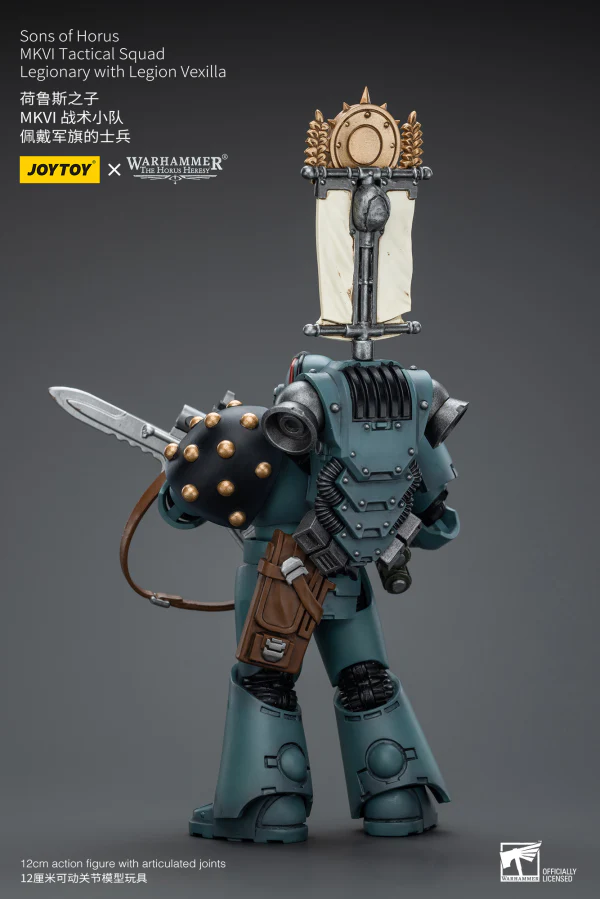 Sons of Horus MKVI Tactical Squad Legionary with Legion Vexilla - Image 10