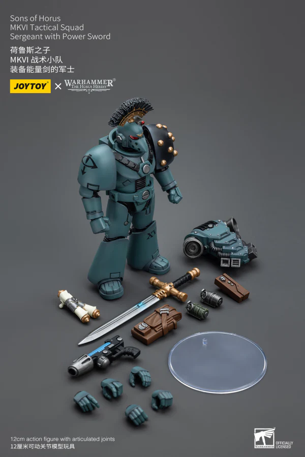 Sons of Horus MKVI Tactical Squad Sergeant with Power Sword - Image 3