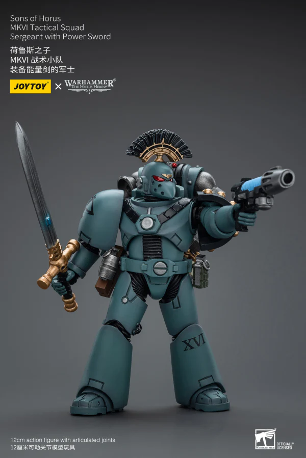 Sons of Horus MKVI Tactical Squad Sergeant with Power Sword - Image 4