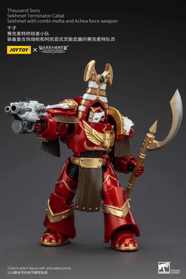Thousand Sons Sekhmet Terminator Cabal Sekhmet With Combi-Melta And Achea Force Weapon - Image 12