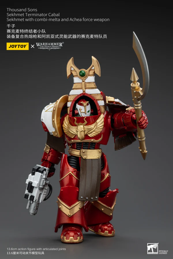 Thousand Sons Sekhmet Terminator Cabal Sekhmet With Combi-Melta And Achea Force Weapon - Image 4