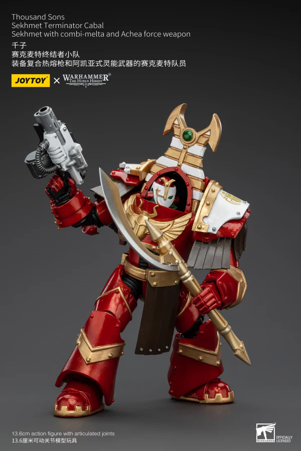 Thousand Sons Sekhmet Terminator Cabal Sekhmet With Combi-Melta And Achea Force Weapon - Image 5
