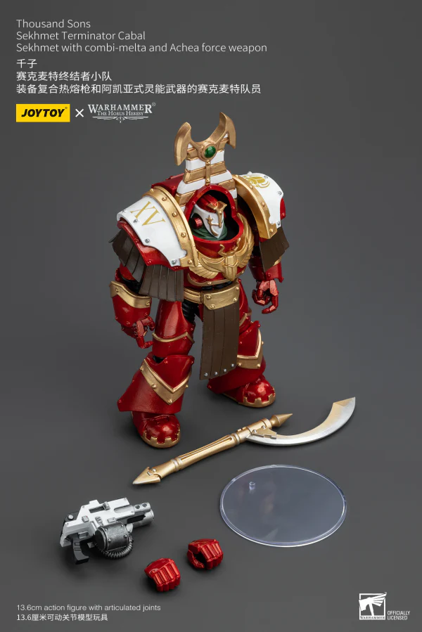 Thousand Sons Sekhmet Terminator Cabal Sekhmet With Combi-Melta And Achea Force Weapon - Image 6