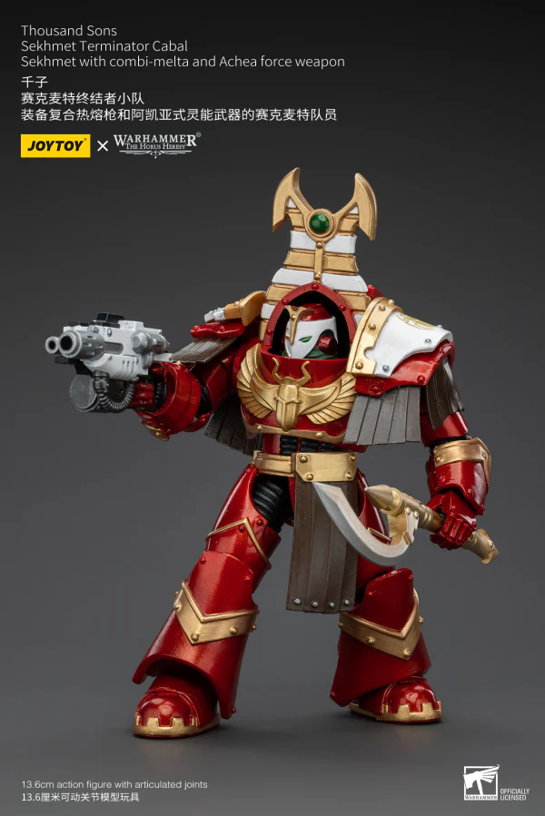 Thousand Sons Sekhmet Terminator Cabal Sekhmet With Combi-Melta And Achea Force Weapon - Image 7