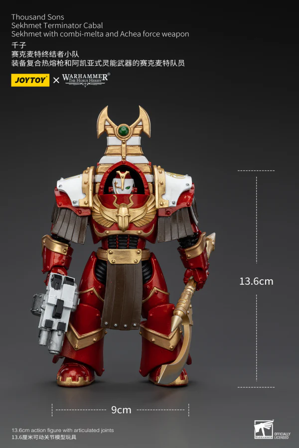 Thousand Sons Sekhmet Terminator Cabal Sekhmet With Combi-Melta And Achea Force Weapon - Image 8