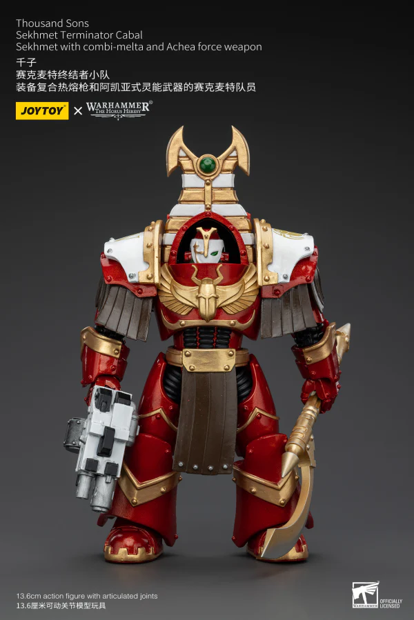 Thousand Sons Sekhmet Terminator Cabal Sekhmet With Combi-Melta And Achea Force Weapon - Image 9